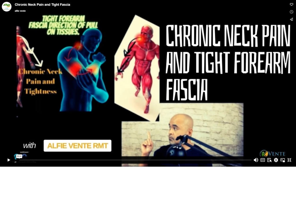 Chronic Neck Pain and Tight Forearm Fascia